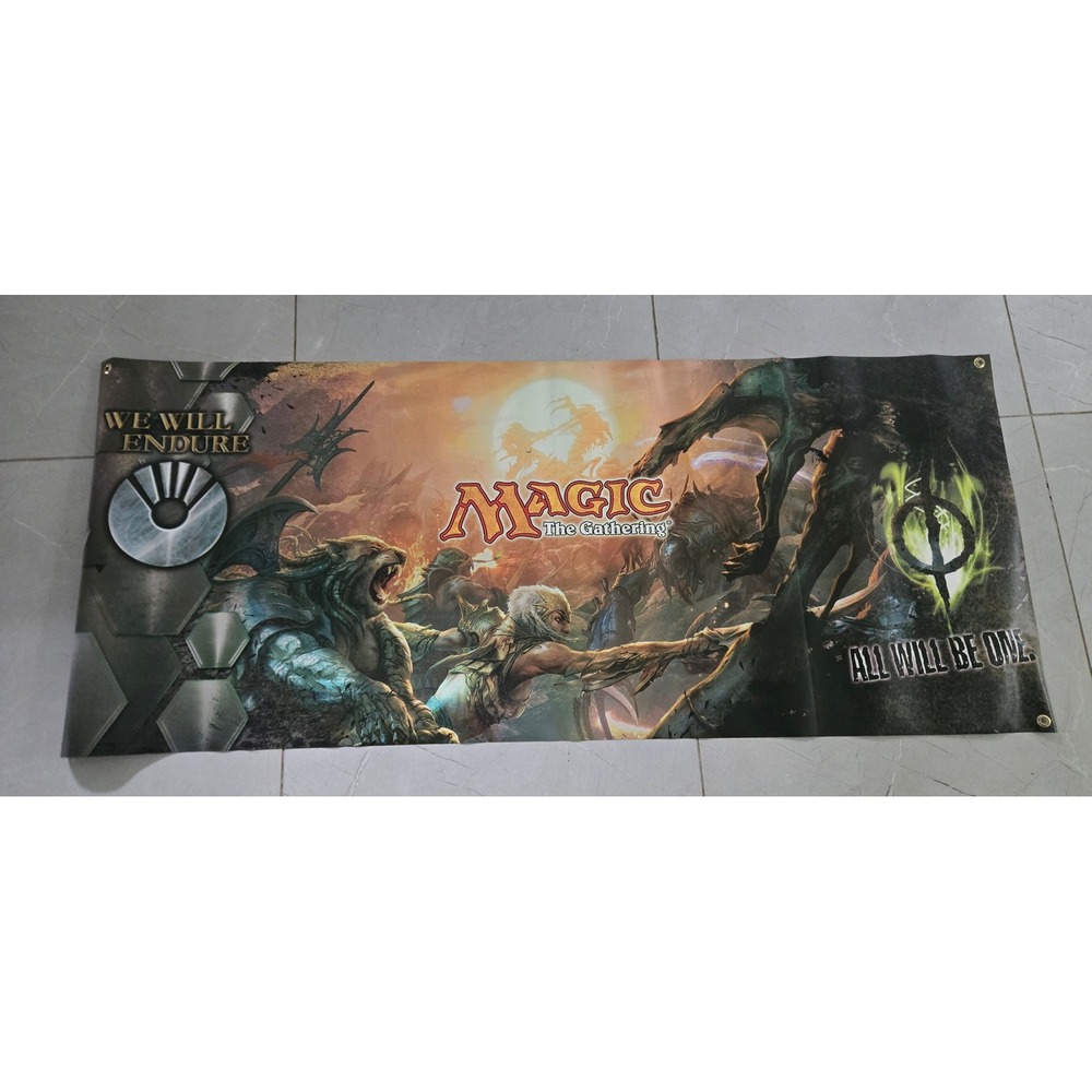 MTG Magic Mirrodin Besieged & New Phyrexia Vinyl Poster Hanging Store Display